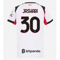 Stroje piłkarskie AC Milan Ardon Jashari #30 Koszulka Wyjazdowej dla damskie 2025-26 Krótki Rękaw